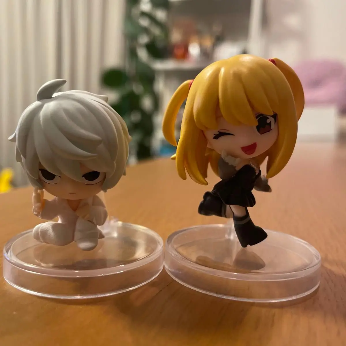 Death Note Q Version Mini Figure Near L Light Yagami Misa Amane Mello Collectible Gashapon Model Desktop TOYS