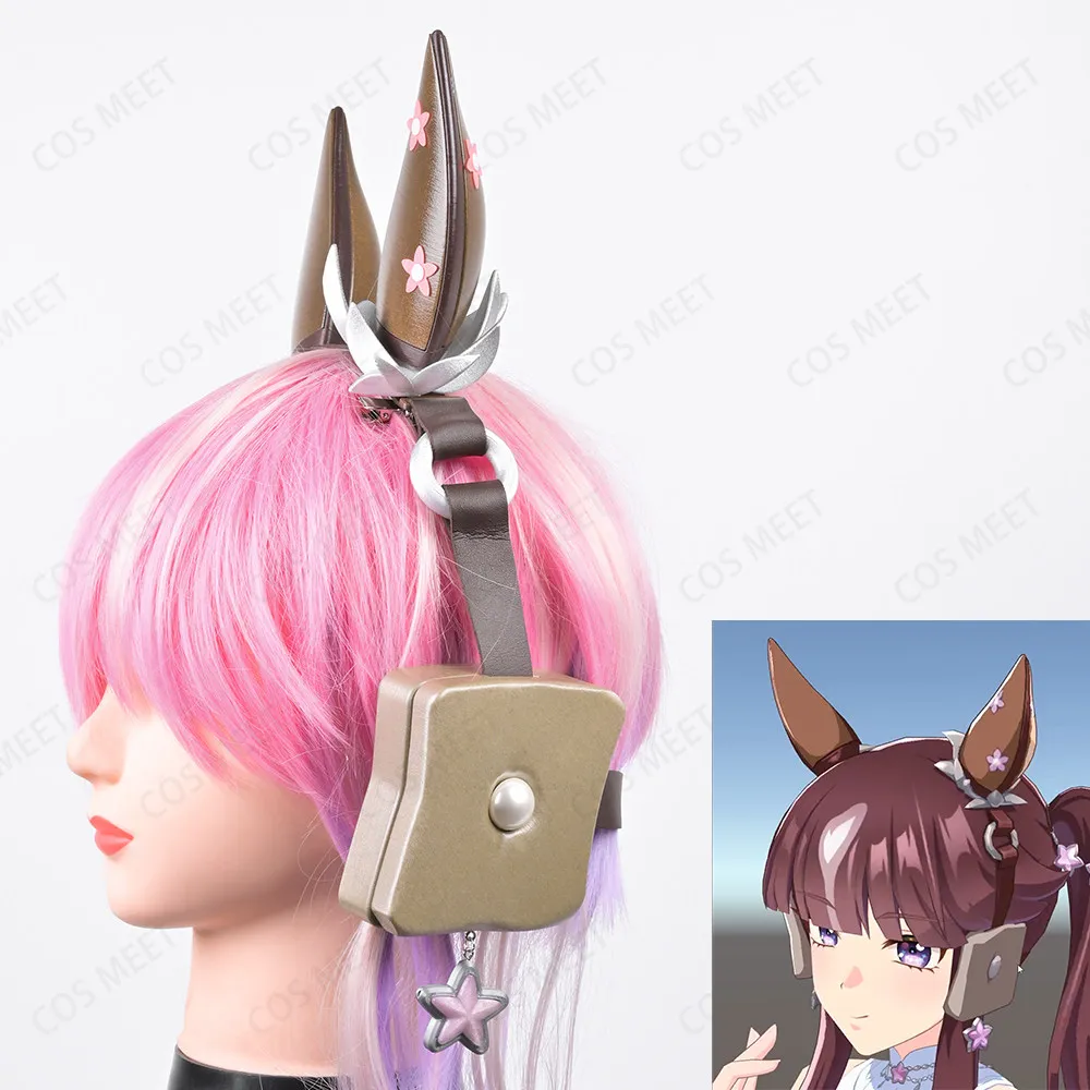 Anime Uma Musume Pretty Derby Rich Carat Cosplay Hair Clip For Halloween Carnival Party Dress Up Comic Con Cos Accessories view 5