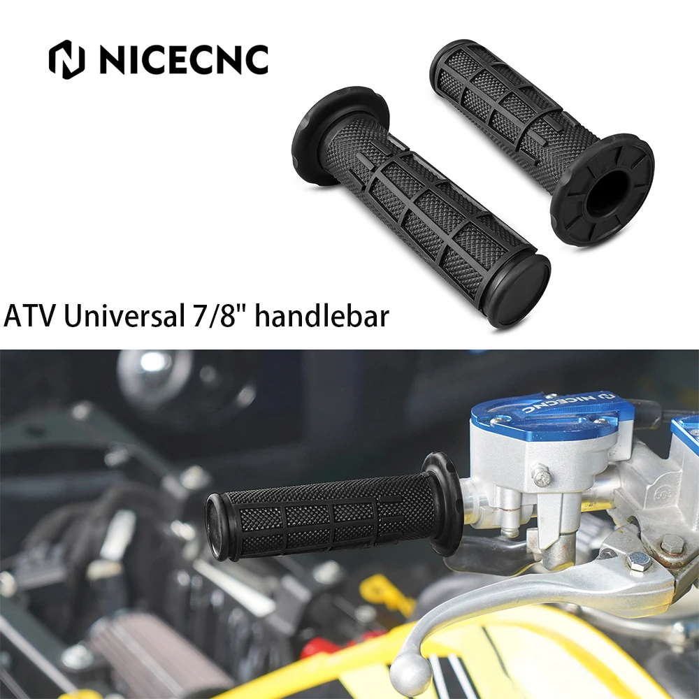 

NICECNC Hand Grips Universal Throttle Handlebar Grips 7/8" For Honda TRX 450R Yamaha YFZ450 YFZ450R Banshee350 Raptor 700 700R
