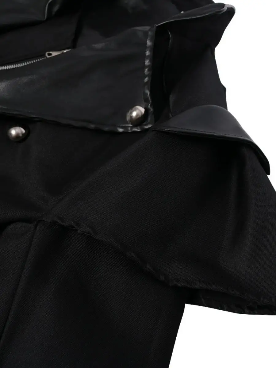Nuovo loween Abito da banchetto di corte medievale Cappotto lungo diviso con cerniera Costume da performance sul palco Abbigliamento etnico Faion da donna