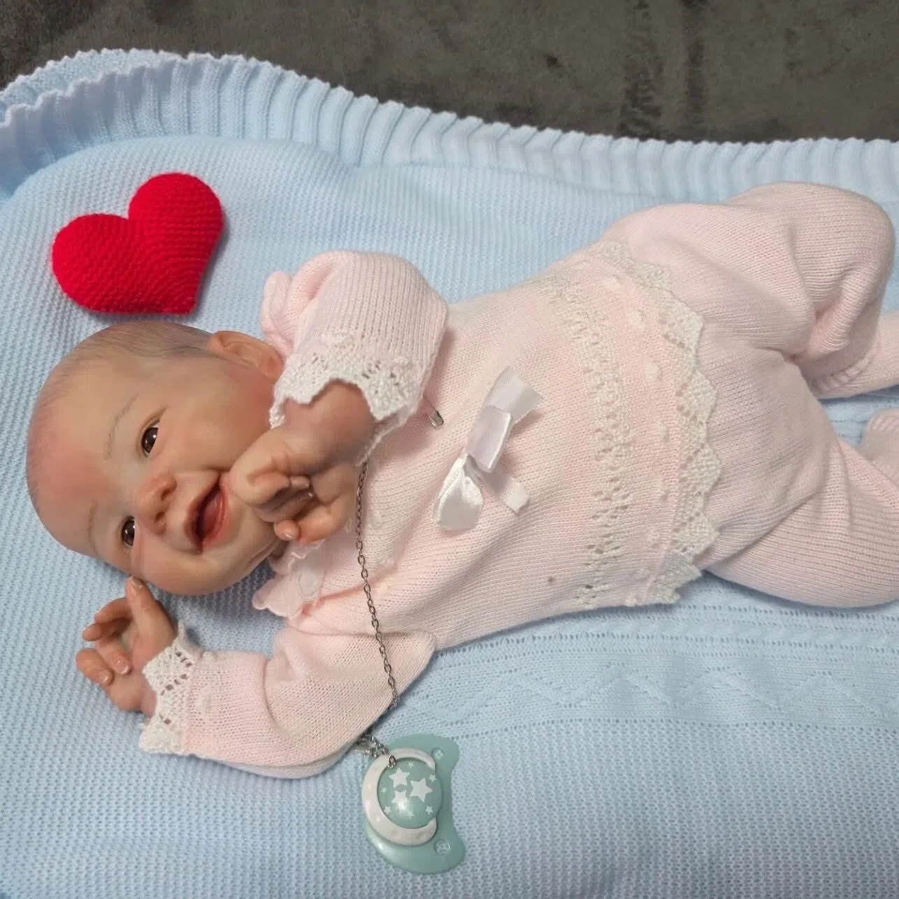 ตุ๊กตารีบอร์น 3 มิติ ความละเอียดสูง ขนาด 19 นิ้ว ผิวสัมผัสสมจริง งานแฮนด์เมด ของขวัญวันหยุดที่เหมาะสำหรับเด็ก