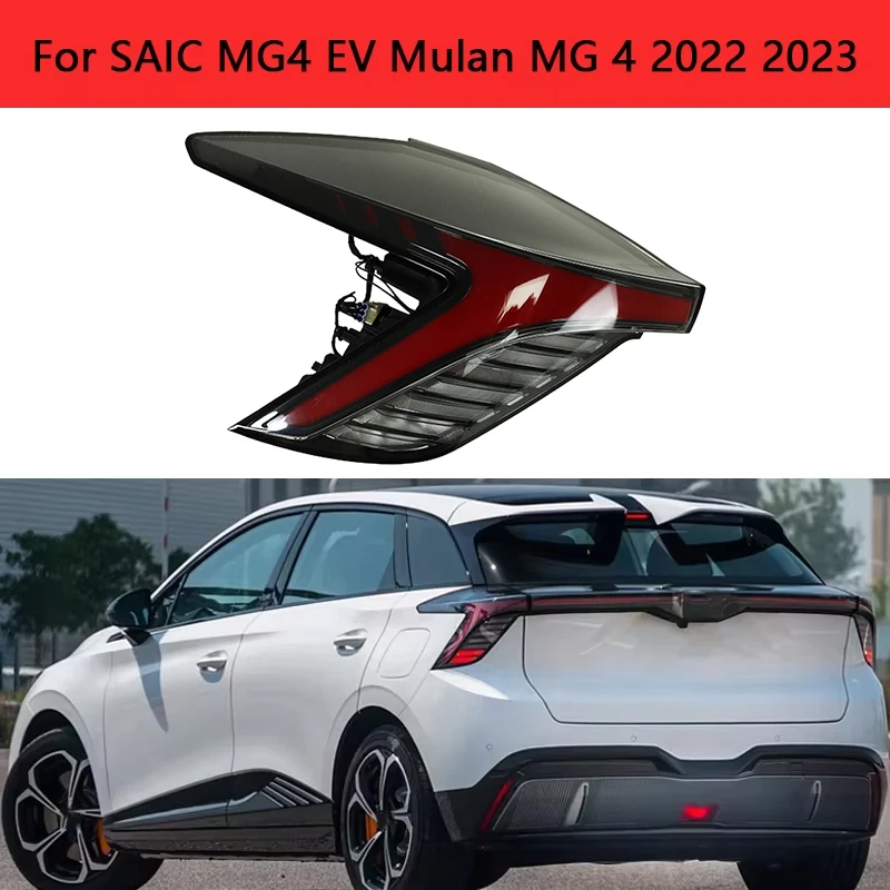 

For SAIC MG4 EV Mulan MG 4 2022 2023 LED Car Rear Bumper Tail Light Tail Lamp Taillights Taillamp Brake Light Turn Signal Light