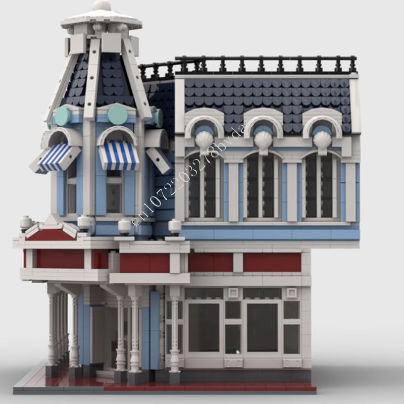 2947 قطعة ركن المملكة السحرية Emporium MOC ألغاز عرض الشارع العمارة الإبداعية هدايا عيد الميلاد لعب للأطفال الذين تتراوح أعمارهم بين