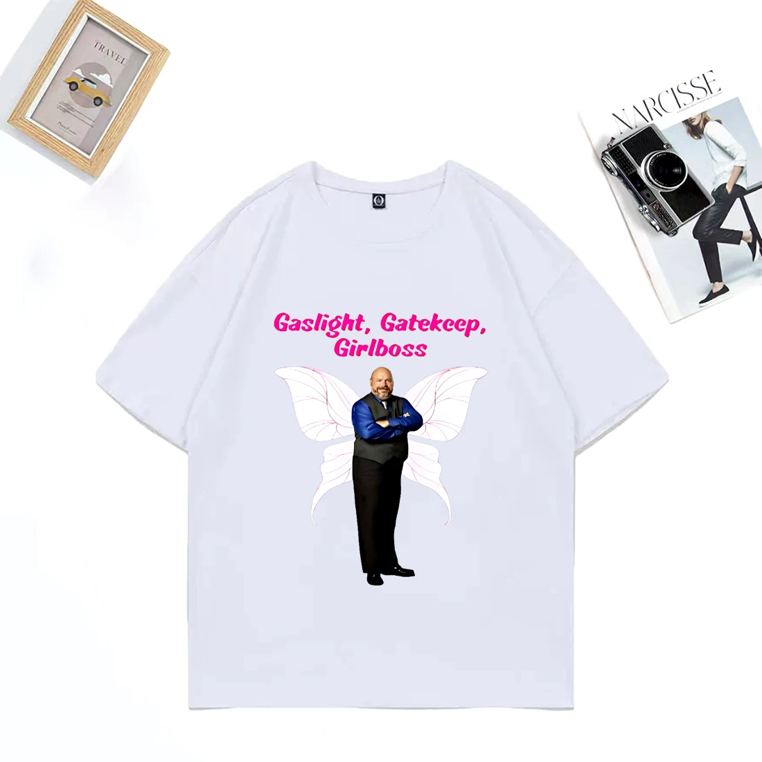 Bertram Meme مضحك ميمي قميص مطبوع الرجال النساء الصيف Gaslight Gatekeep Girlboss موضة تي شيرت القطن إرتداد الملابس #2