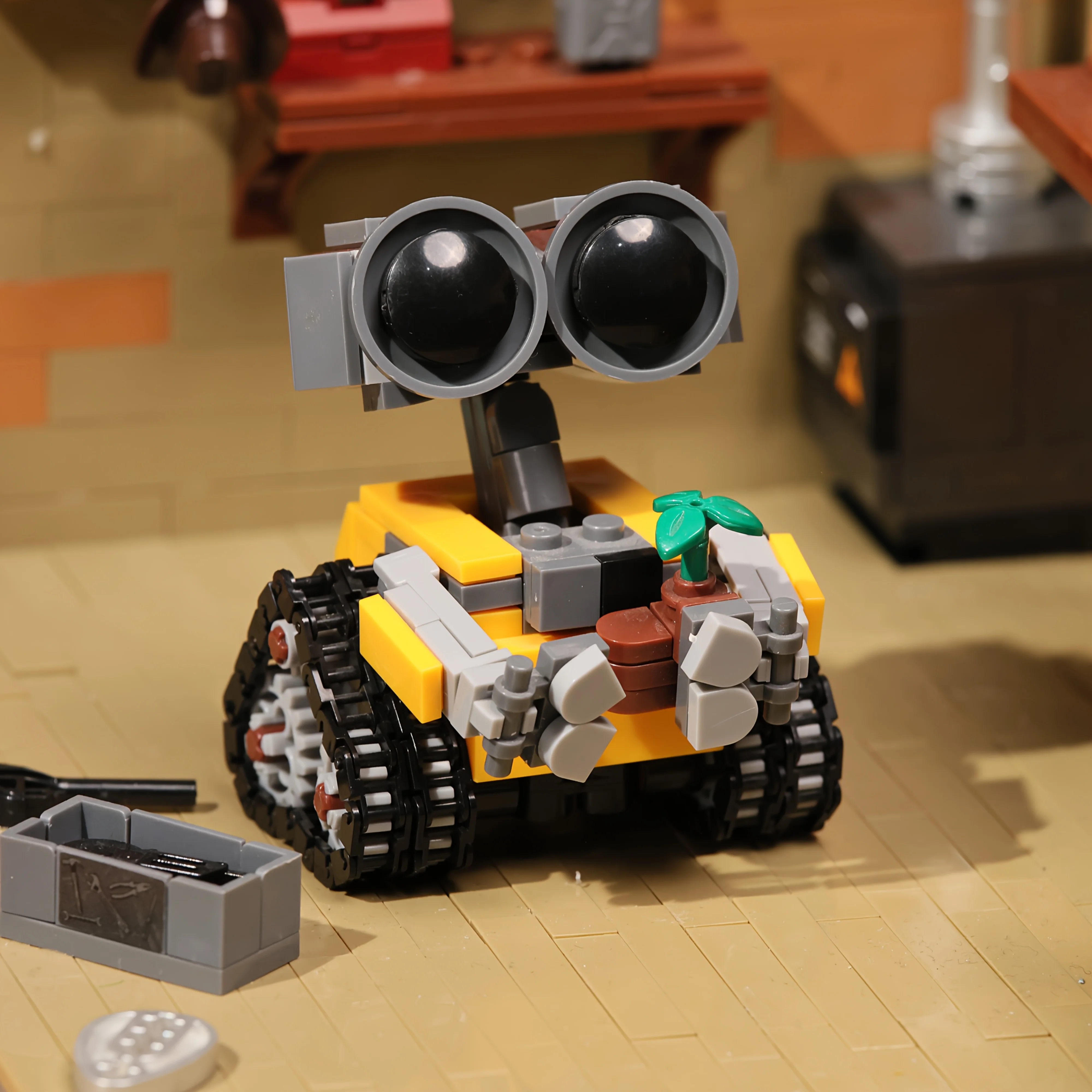 Robot Building Block Model Set, Made of Durable Abs Material, Home Decor Ornament, Collectible Item for Building Block Enthusiasts, the Perfect Gift for Christmas, Halloween, and Birthdays view 5