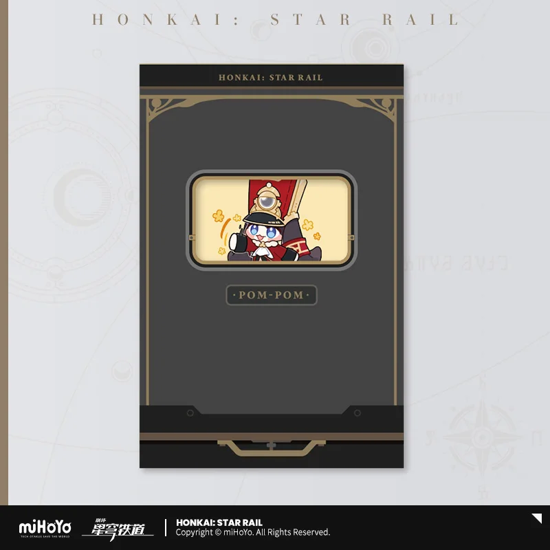 in Presale Honkai Star Rail Official Merch miHoYo Original Pom Exhibition Hall Series Convenience note set