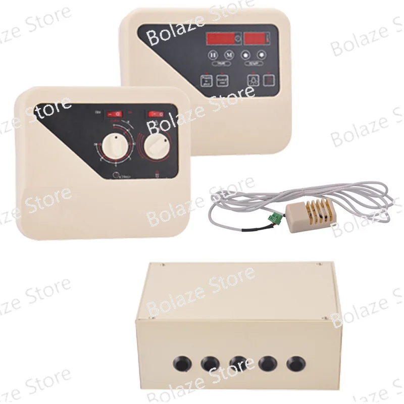 

Контроллер для сауны 3-9 кВт: внешняя ручка управления и цифровой дисплей для печи сухой парной сауны