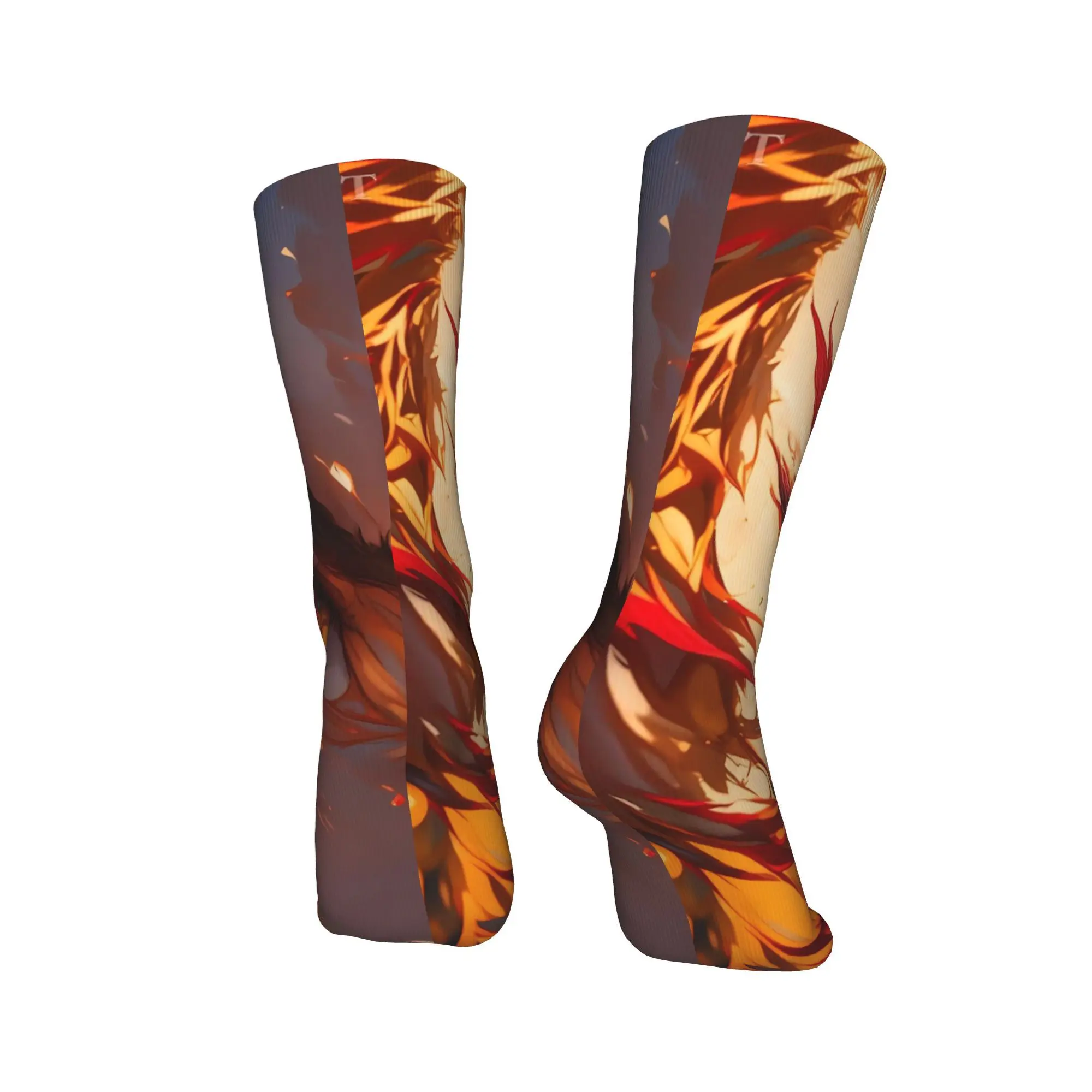 للجنسين الرجال الجوارب أنيمي Kyōjurō Rengoku جوارب الربيع الترفيه جودة الجوارب تصميم في الهواء الطلق عدم الانزلاق الجوارب