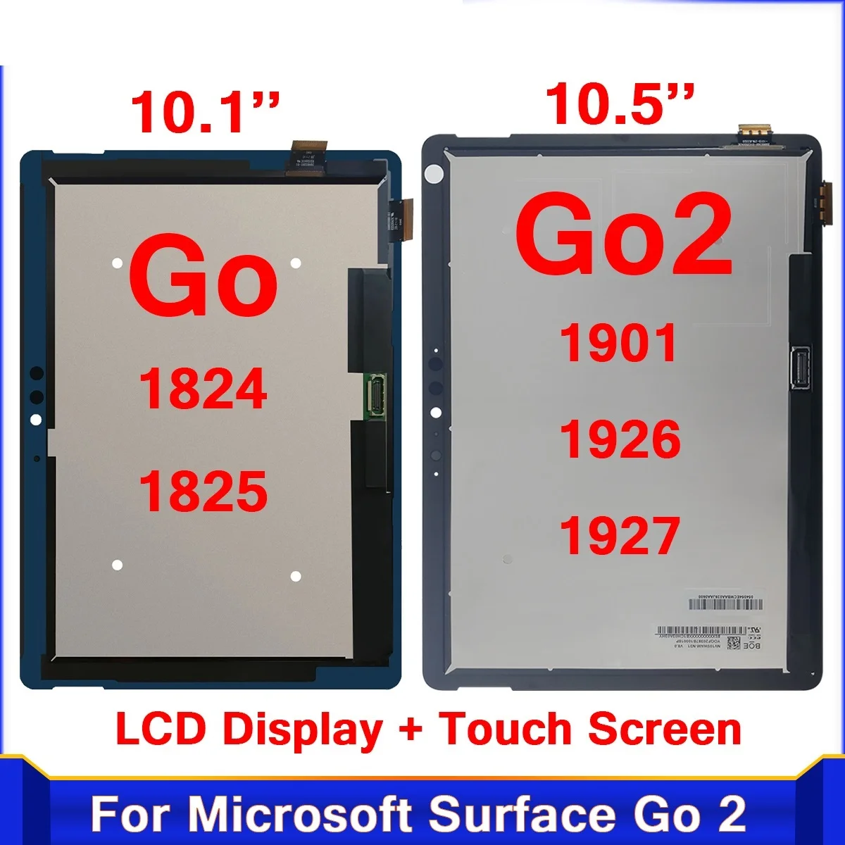 New New LCD Display For Microsoft Surface Go 1 Go 2 1824 1825 1901 1926 1927 LCD Touch Screen Digitizer Assembly for surface