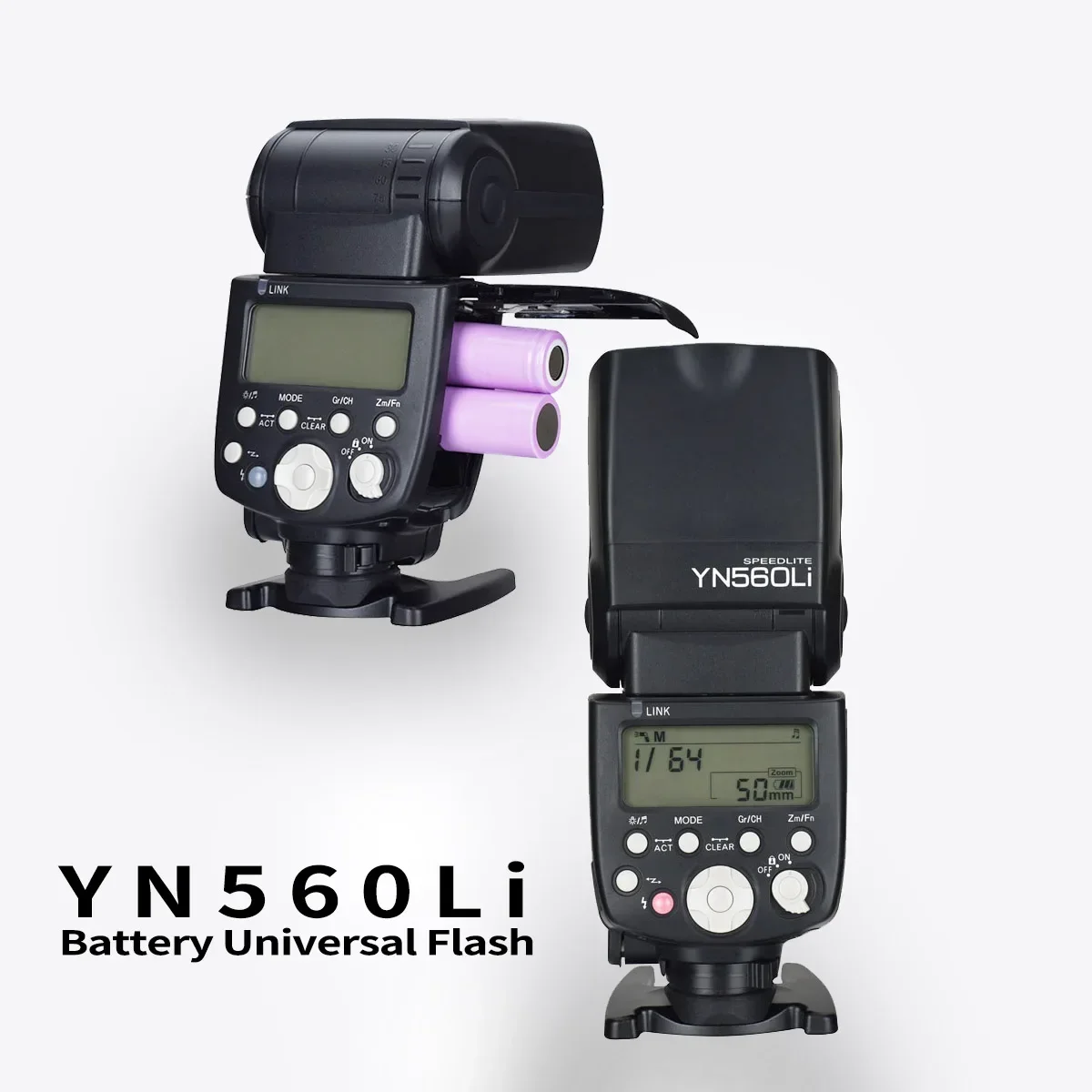 Вспышка YONGNUO YN560Li с блоком питания GN58 2.4G для камер Canon, Nikon, Pentax, Olympus DSLR