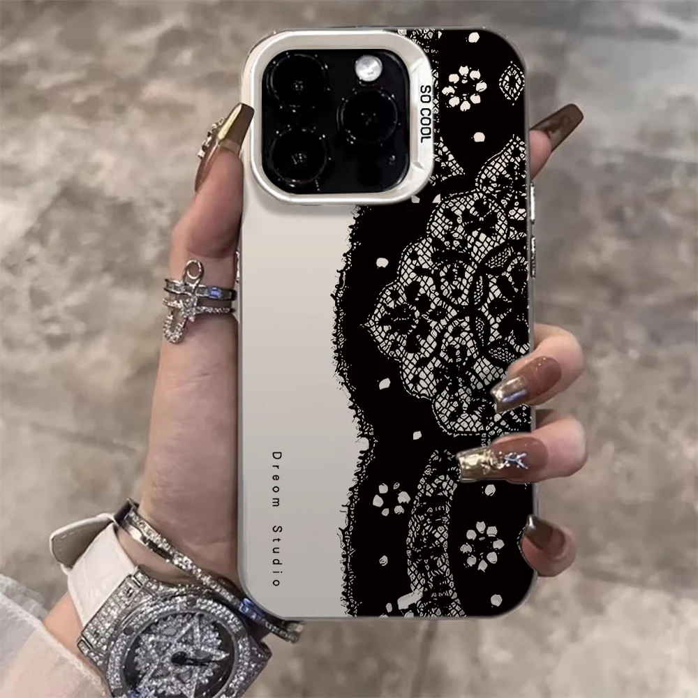 Dreom Lace TPU Hülle für Samsung Galaxy S26 S25 S24 S23 Ultra S22 S21Plus FE A57 A56 A55 A54 A53 A36 A35 A34 5G Stoßfeste Schutzhülle – Detail 6