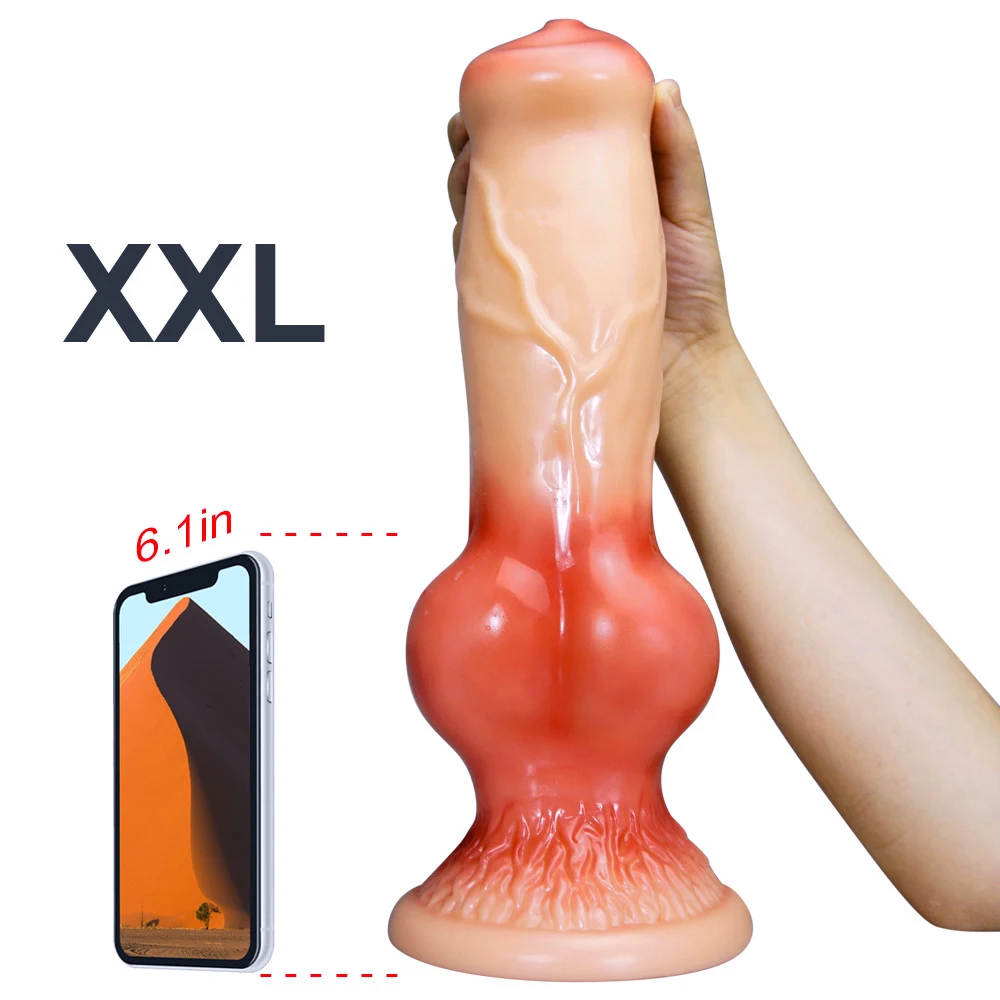 Realistic Big Knot Dog Dildo Sex Tools For Women Fake Anal Penis Vaginal Stimulator Animal Didlos Anus Toy Erotic Adult Products