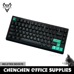 Meletrix Boog75 Mechanical Keyboard Magnetic Switch 81keys Pbt Keycaps Hot Swap Gaming Keyboard Rgb Gasket Office Keyboards Gift