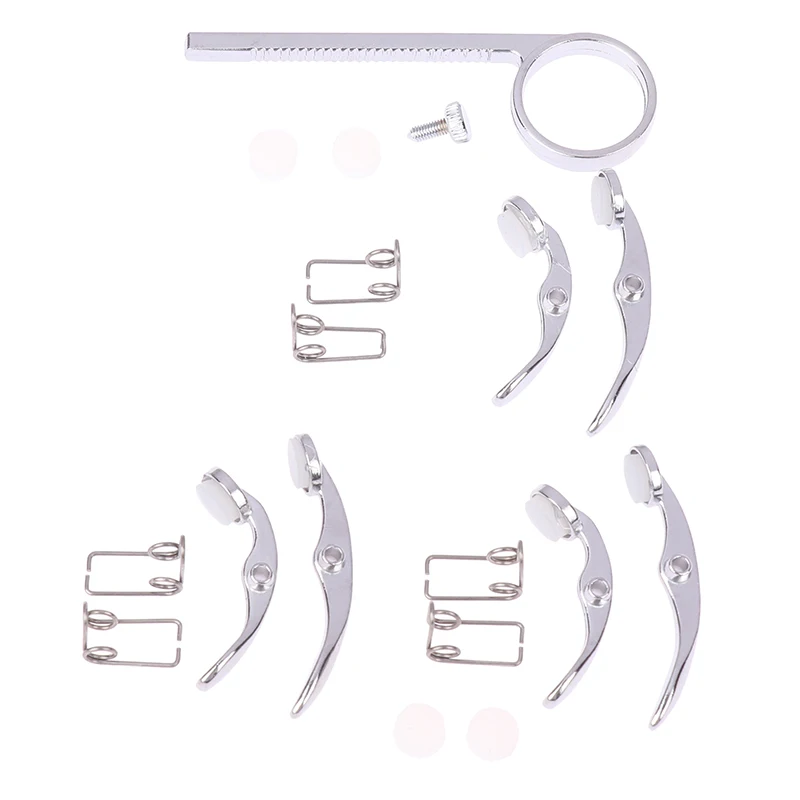 【rrkxa】1Set Portable Trumpet Water Value Trumpet Key Spit Valve With Springs Replacement For Wind Instrument Trumpet Fittings