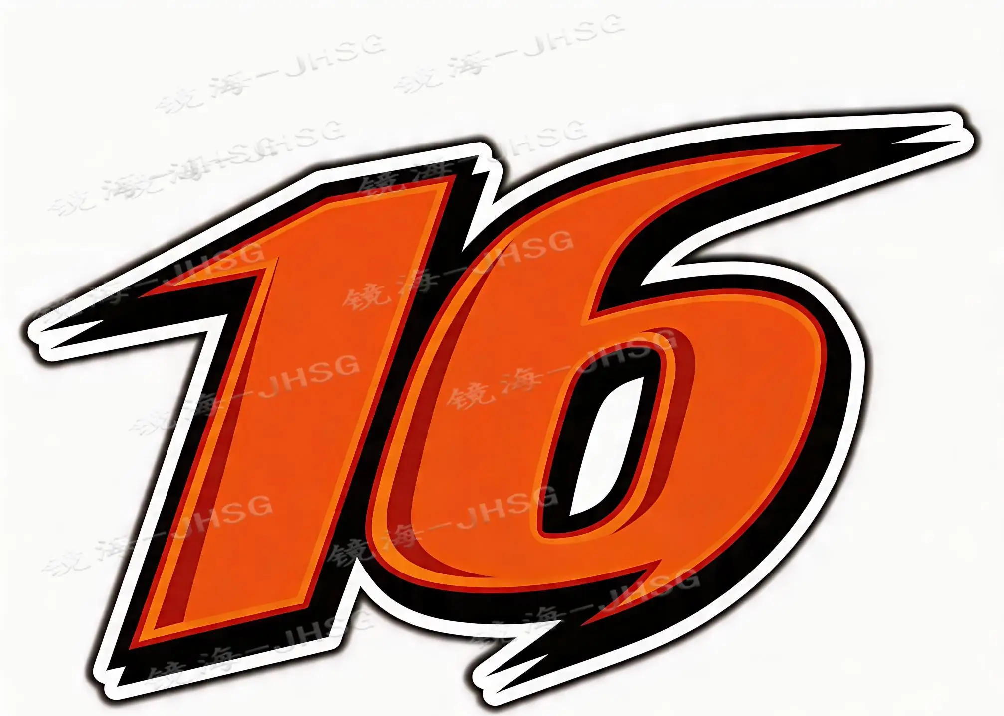Greg Biffle 16 Logo Fan Sticker Waterproof Vinyl Sticker Die Cut-
