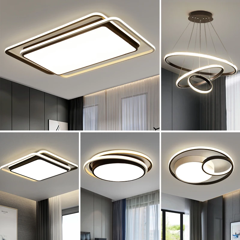Guangdong Zhongshan Lighting Factory Direct Sales Combination Whole House Package Modern Simple Atmospheric Ceiling