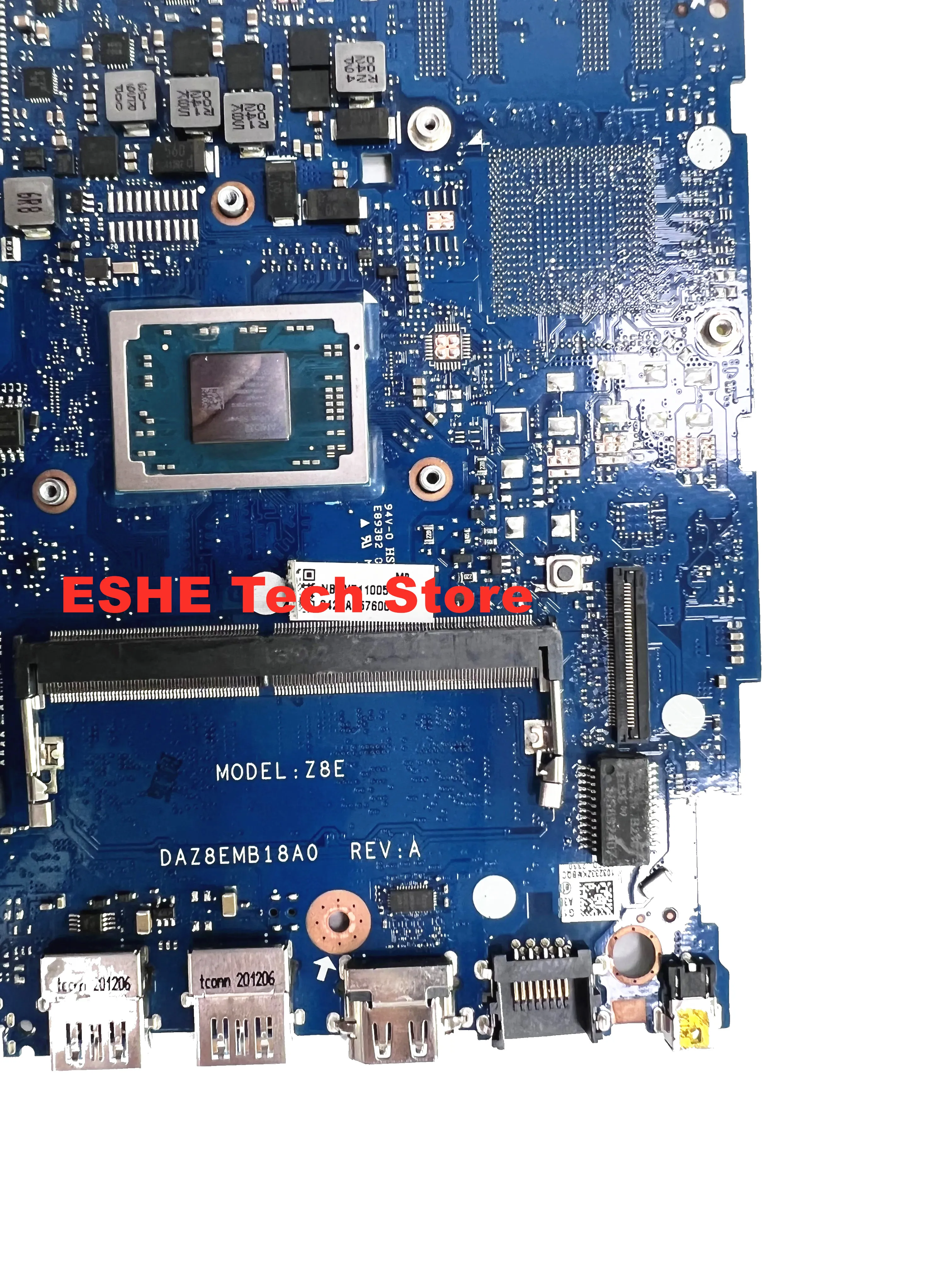 Para ACER Aspier A314-23 A315-23 A515-46 placa base para ordenador portátil con CPU AMD R3 R5 R7 DAZ8EMB18A0 placa base 100% completamente probada