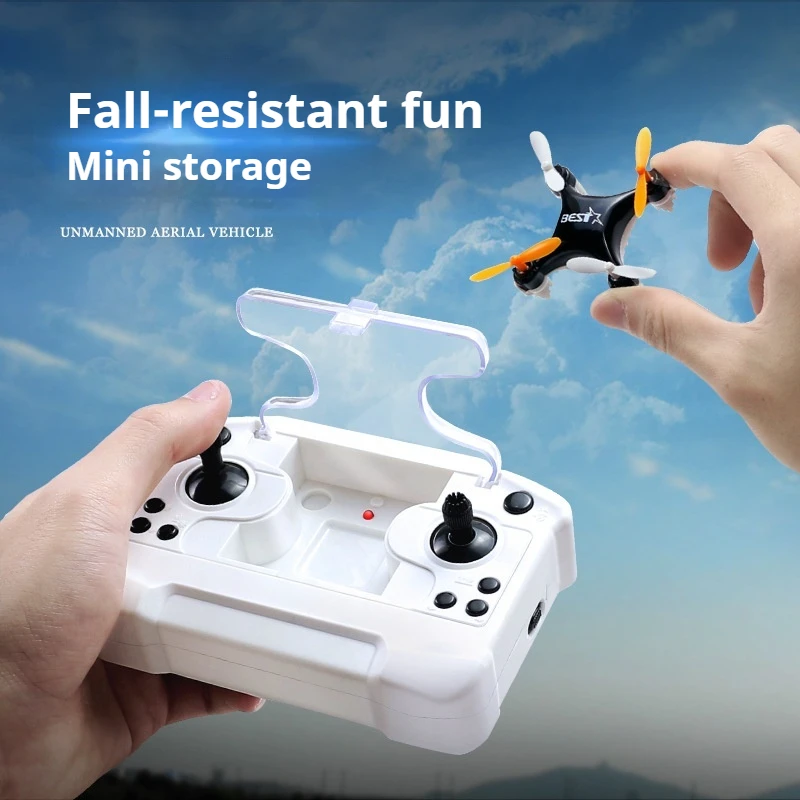 New Unmanned Aerial Vehicle Mini Remote-Controlled Airplane Children'S Toy Mini Airplane Fixed Height Quadcopter Model Airplane