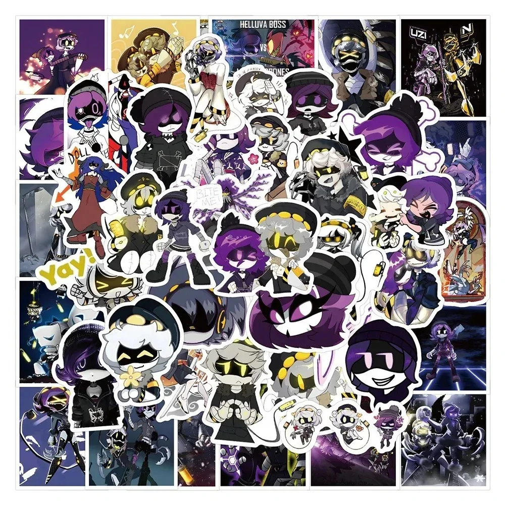 110PCS Cartoon Murder Drones Graffiti Stickers Exquisite Fashion Sticker for Phone Computer Notebook Stationery DIY Toys Secret