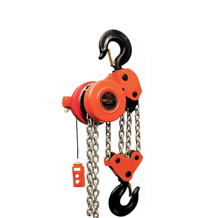 

DHP Electric Hoist 7.5 Ton 10 Ton 20 Ton 3-Phase Remote Control 380V 220V Lifting Chain Hoist