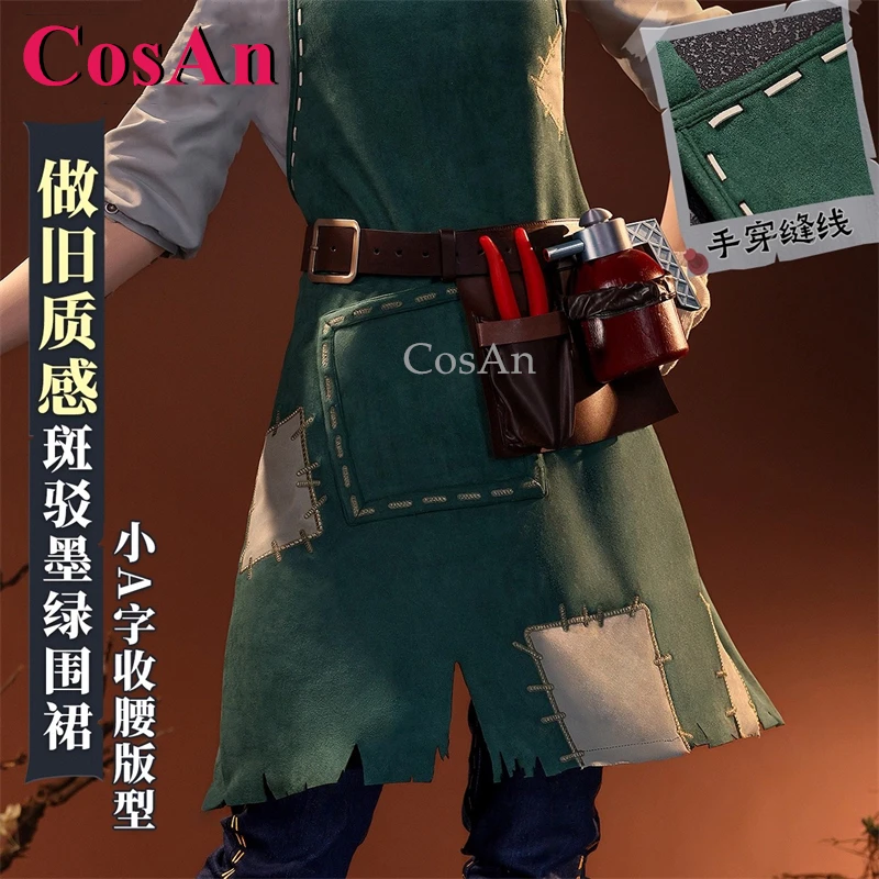 كوسان الساخن لعبة الهوية الخامس البستاني/إيما وودز تأثيري ازياء الجلد الأصلي رائع موحدة هالوين حفلة لعب الأدوار الملابس