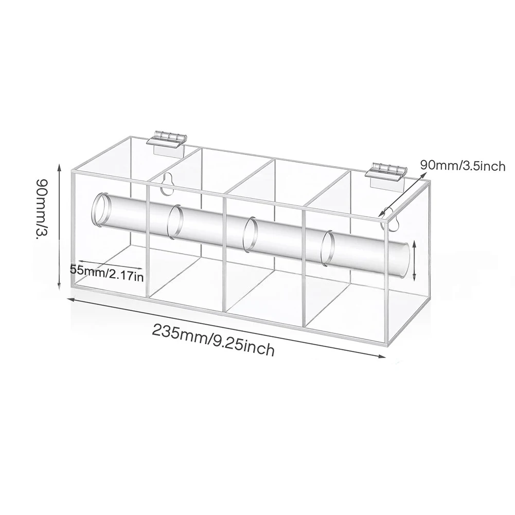 1pc Acrylic Sticker Roll Holder Day Of The Week Sticker Dispenser 2.17