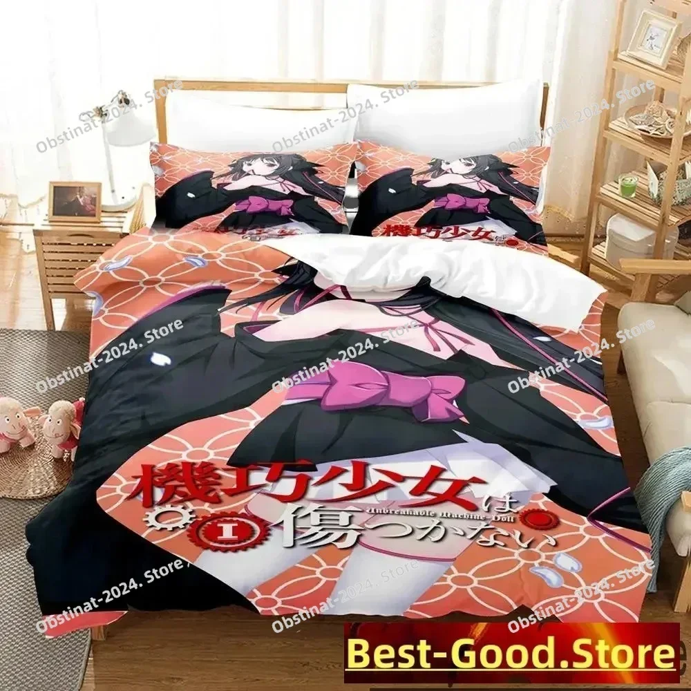3D Anime Unbreakable Machine-Doll Bedding Set Duvet Cover Full Queen King Size Pillowcase Bed Printed Bed Set Aldult Kid Bedroom