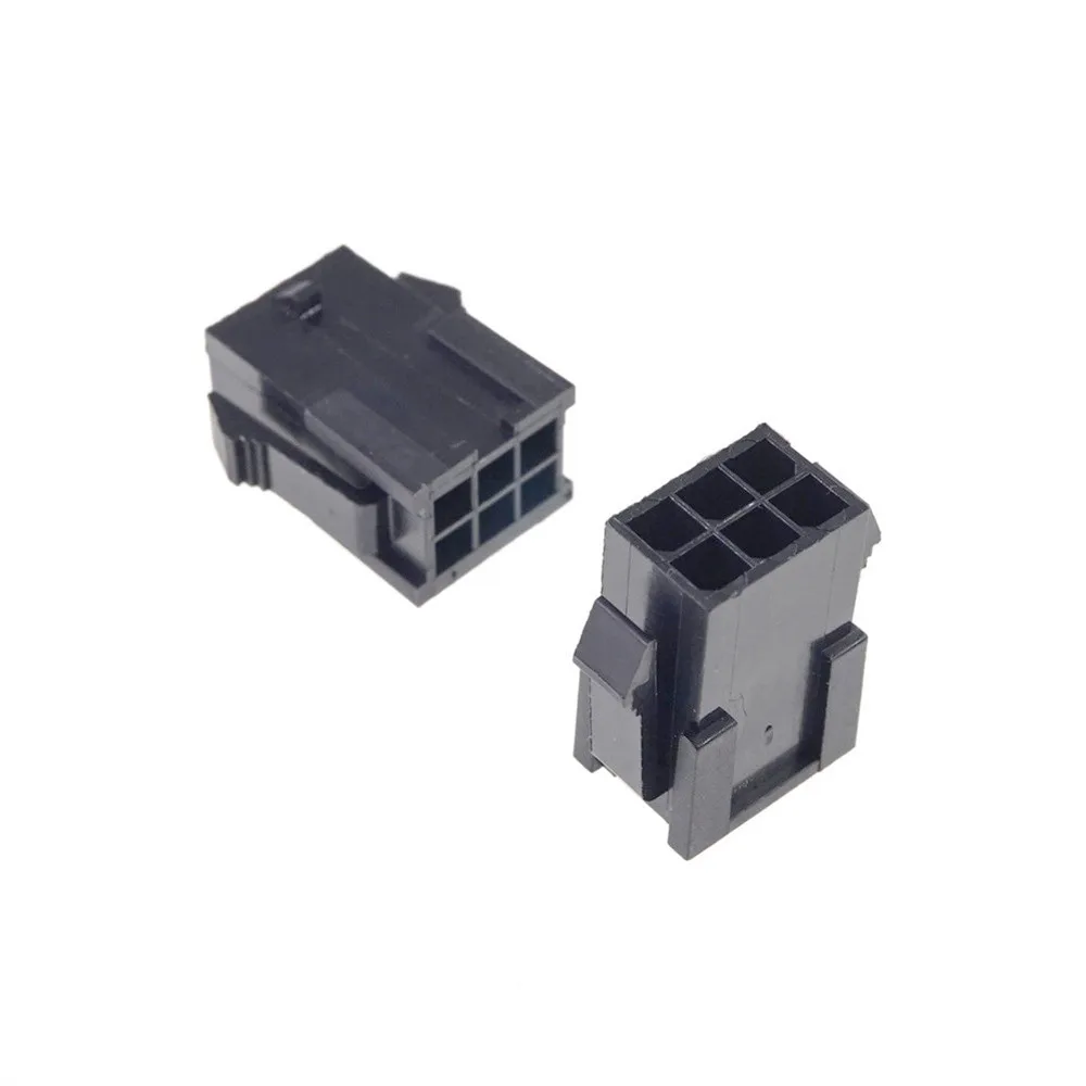 100 Pcs Micro-Fit 3.0 MM Connector Plug Housing 2 4 6 8 10 12 14 16 18 20 22 24 Circuit Receptacle Shell Power Cross Molex 43025