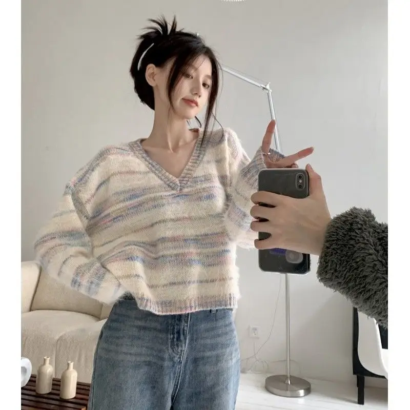 

Sweaters Jumpers Pullovers Women Pullover Elegant Light Mock Neck Daily BF Y2K Stylish Modern Commute Autumn Trendy Classic Warm