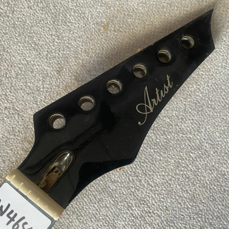 jN468 Origianl And Genuine Aitist 6 Strings ST Electric Guitar Neck 24 Frets Black Headstock Replace&DIY Parts