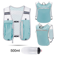 Running Backpack Vest with Bottle Hydration Trail Light weight Cycling Run Jogging Marathon Riding Climbing Bag Waterproof