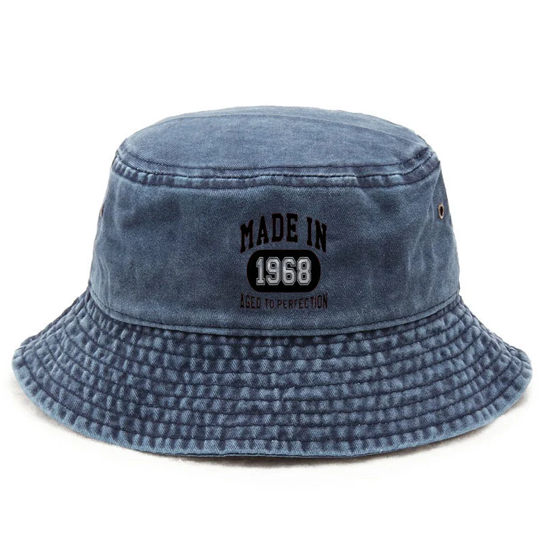 Chapéu balde lavado de algodão personalizado, chapéu de pesca vintage, proteção solar, estilo retrô ao ar livre, item de colecionador, design atemporal