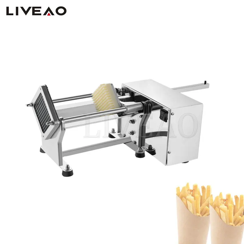 

Electric French Fries Machine Potato Chip Cutter Multifunctional Cutting Cucumber Radish Strip Machine