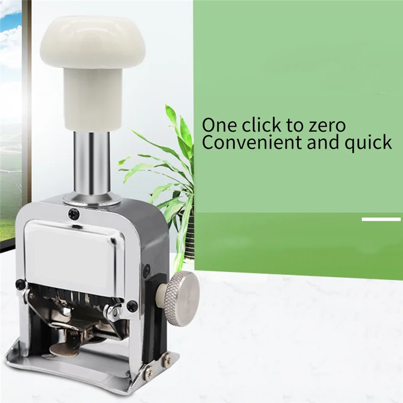 A92P 1Set Automatische Coder 4-cijferig nummer Machine Productiedatum Handmatige Coder Nummering Advance Machine Wit