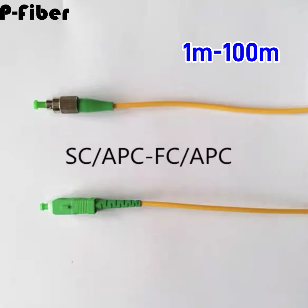 FCAPC-SCAPC optical fiber jumper 1-100m patch cord Simplex singlemode 1m 2m 3m 5m 10m 20m 30m extension cable FTTH P-fiber optic