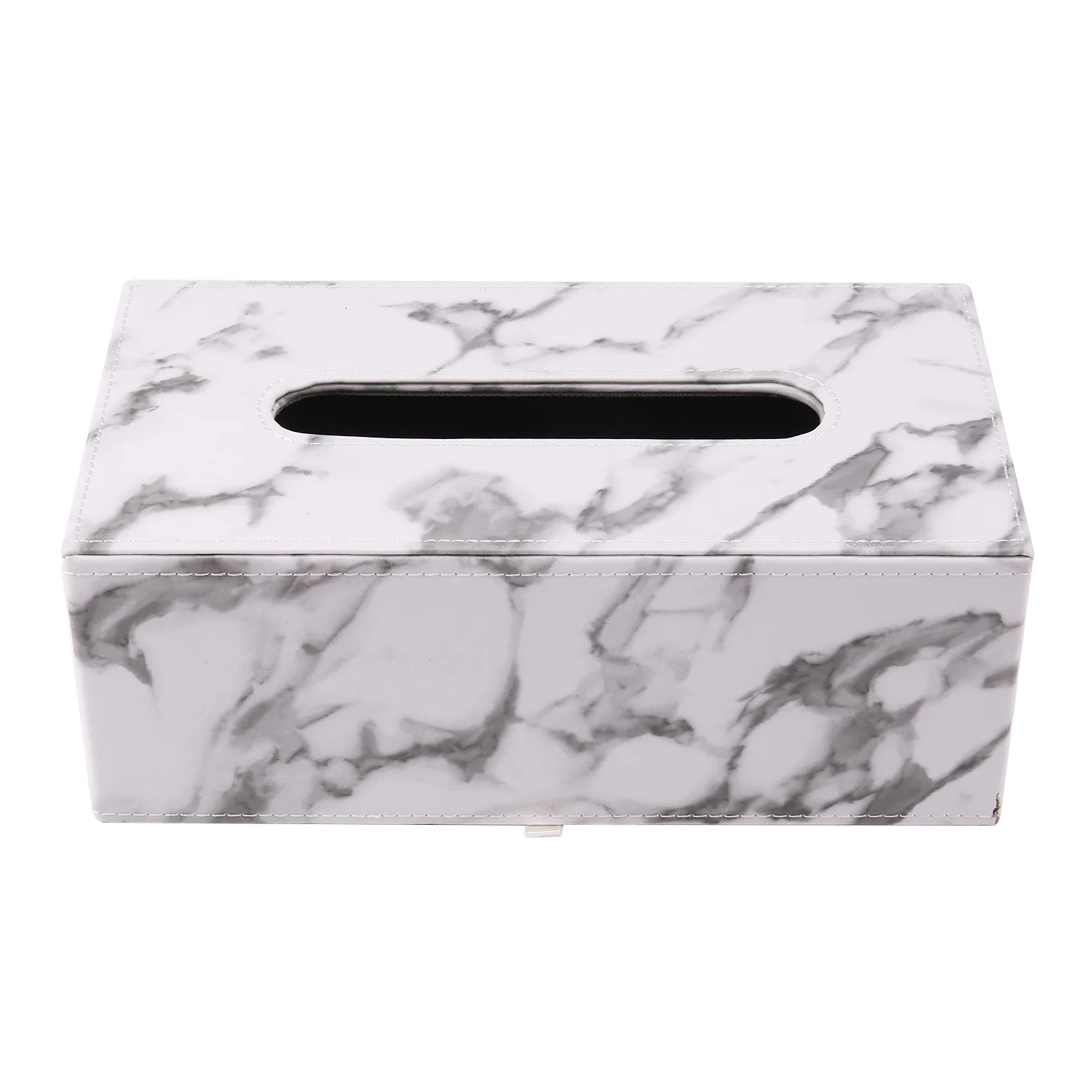 White Marble Pattern Jewelry Hotel Paper Box Business Office Dining Room Living Room Creative Leather Tissue Box