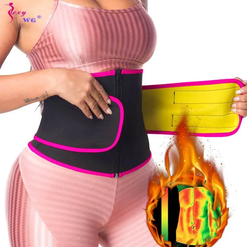 SEXYWG Waist Trainer for Women Sweat Belt Weight Loss Waist Cincher Slimming Body Shaper Corset Sauna Girdle Neoprene Band