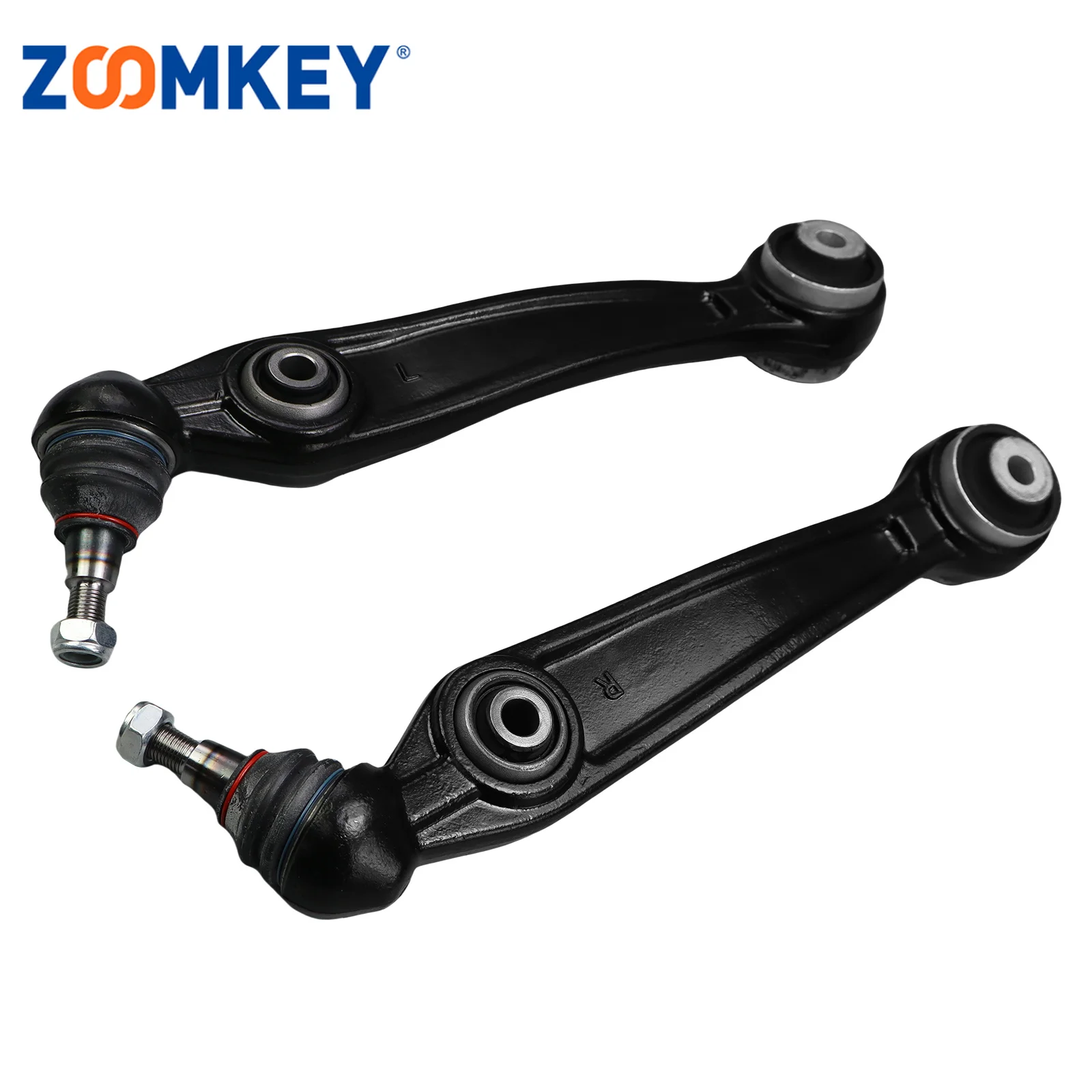 ZOOMKEY Front Lower Rearward Control Arm Set Fit for 2014-2018 BMW X5 15-19 X6 RK622956 2PCS 31126864821