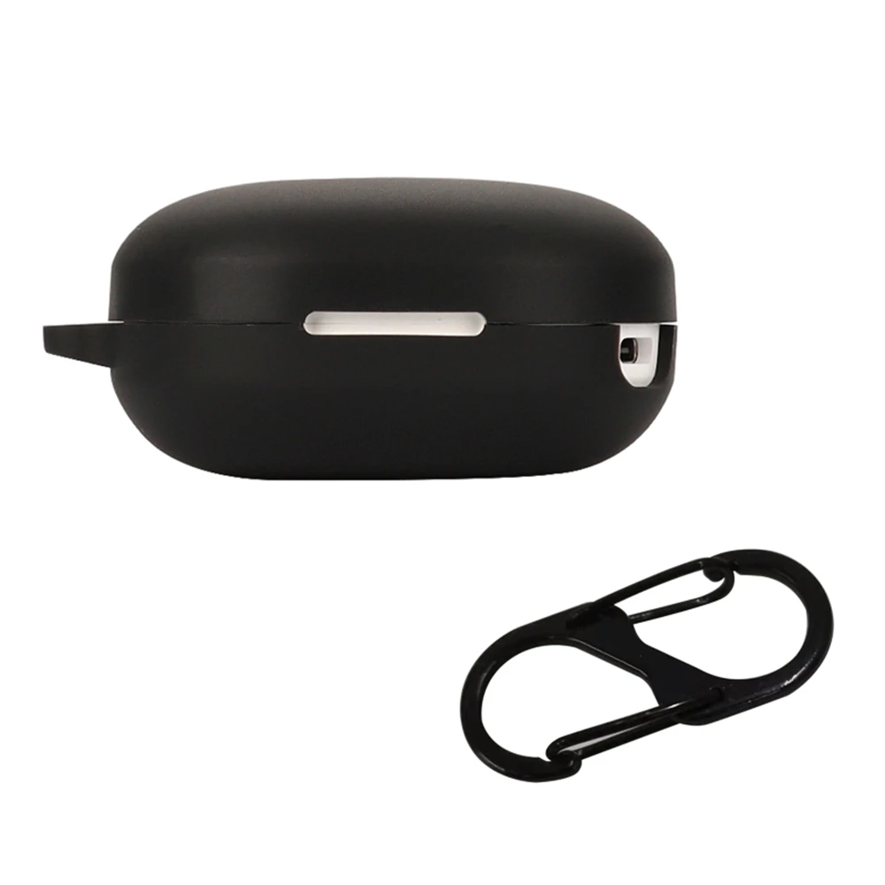 Funda antideslizante para Haylou MoriPods ANC, carcasa protectora de silicona suave, funda para auriculares inalámbricos con gancho