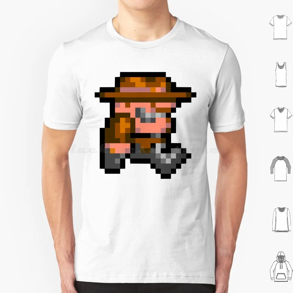 Rick Dangerous T Shirt Cotton Men Women Diy Print Pixel 16Bit 8 Bit Amiga Computer Game Gamer Retro Spectrum Sprite