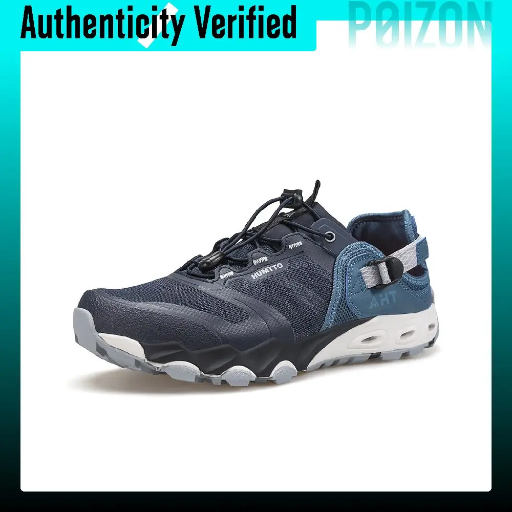 HUMTTO Slip Resistant Breathable Abrasion Resistant River Trekking Shoes Men's Dark Blue Navy Blue 670551A-2