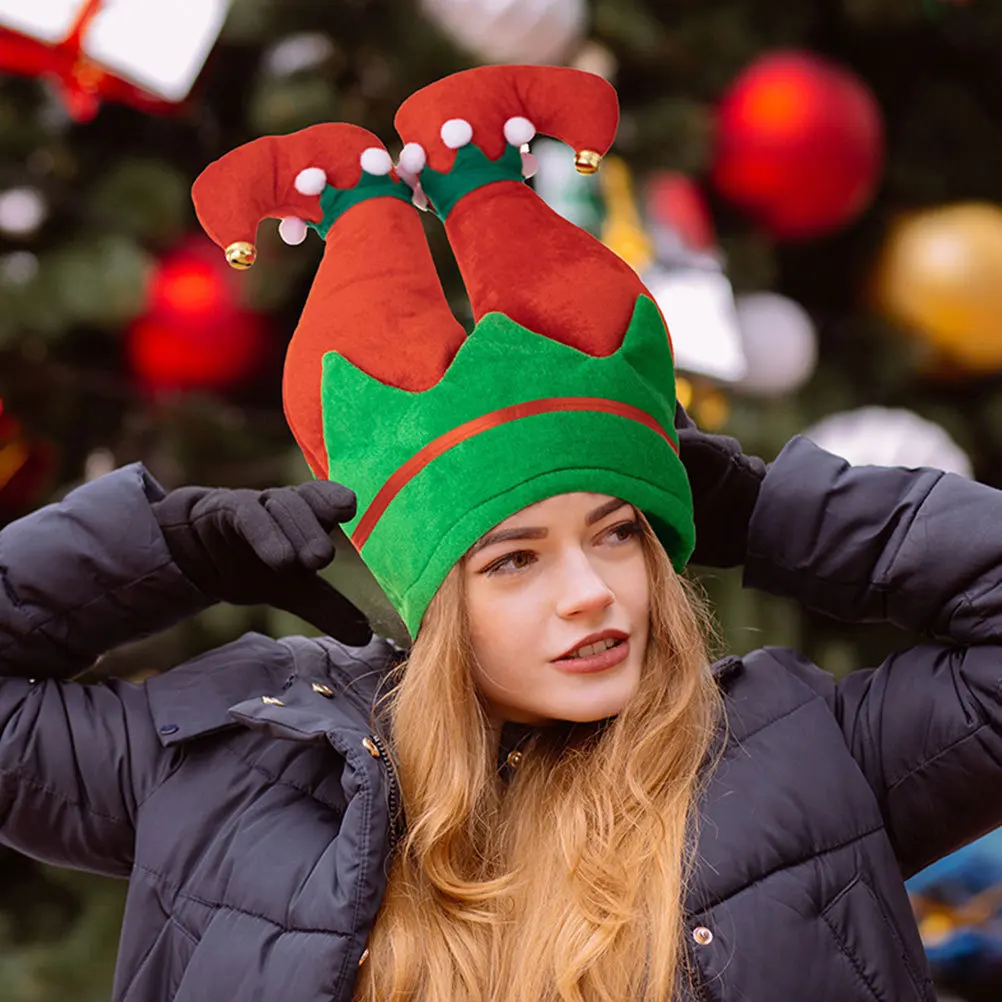 

Classic Santa Hat Man Hats Christmas Headwear Pp Cotton Novelty Adult Elf for Men