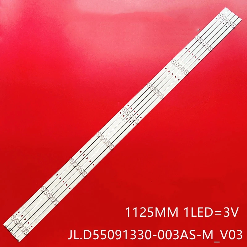 

LED Backlight Strip For 55”LED55N3000U LED55EC500U LED55N51U JL.D55091330-003AS-M_V03 HD550K3U73/S1