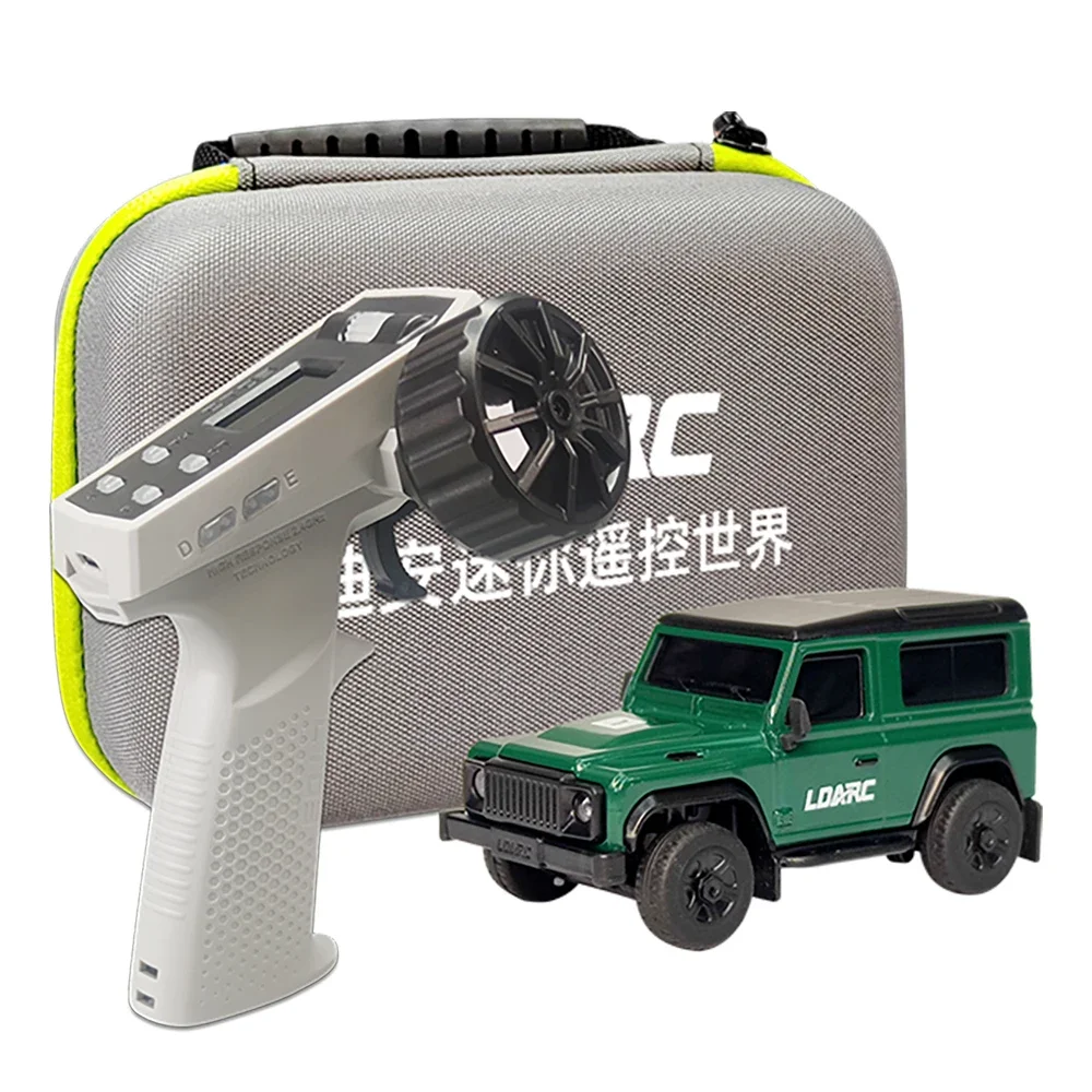 

1/64 LDARC R01 MINI RC Crawler Simulated Electric Remote Control Model Car Tabletop 2WD RTR 2.4GHz Adults Children's Toys