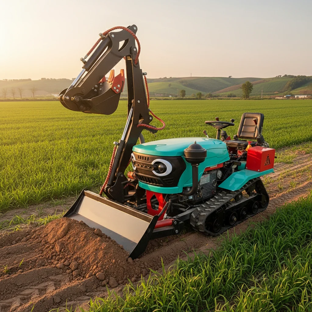

Customize Multifunctional 4WD Farm Tractor Agricultural Diesel Tractor with Loader Backhoe