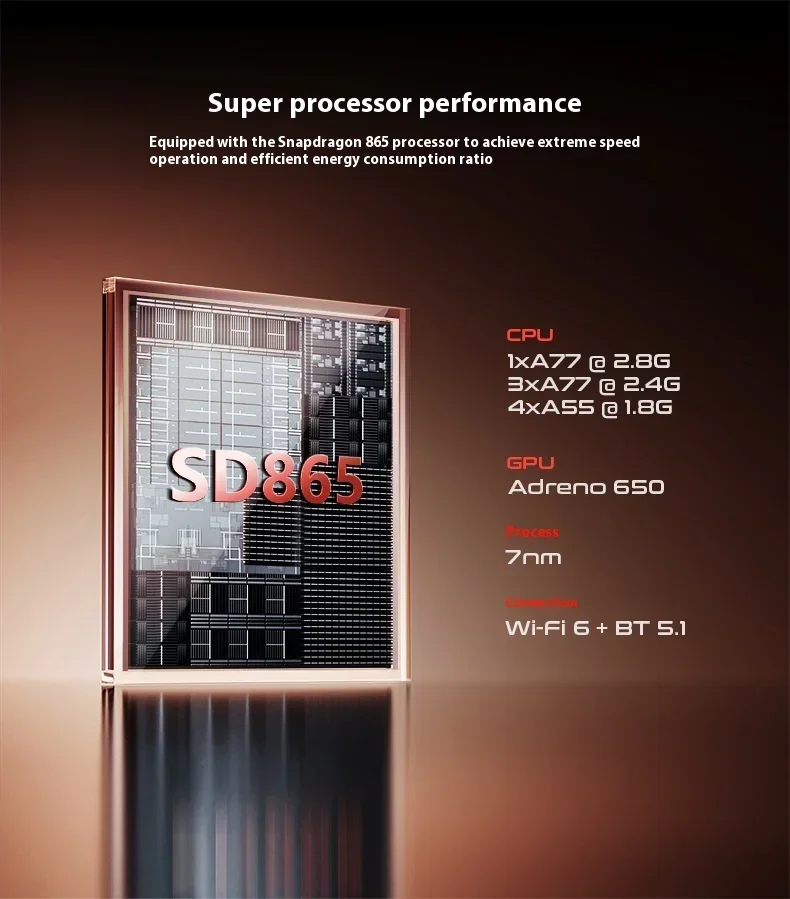 وحدة تحكم محمولة Retroid Pocket Mini V2 مقاس 3.92 بوصة 8:7 شاشة OLED وحدة تحكم ألعاب أندرويد SD865 Wi-Fi6 بلوتوث نشط رائع