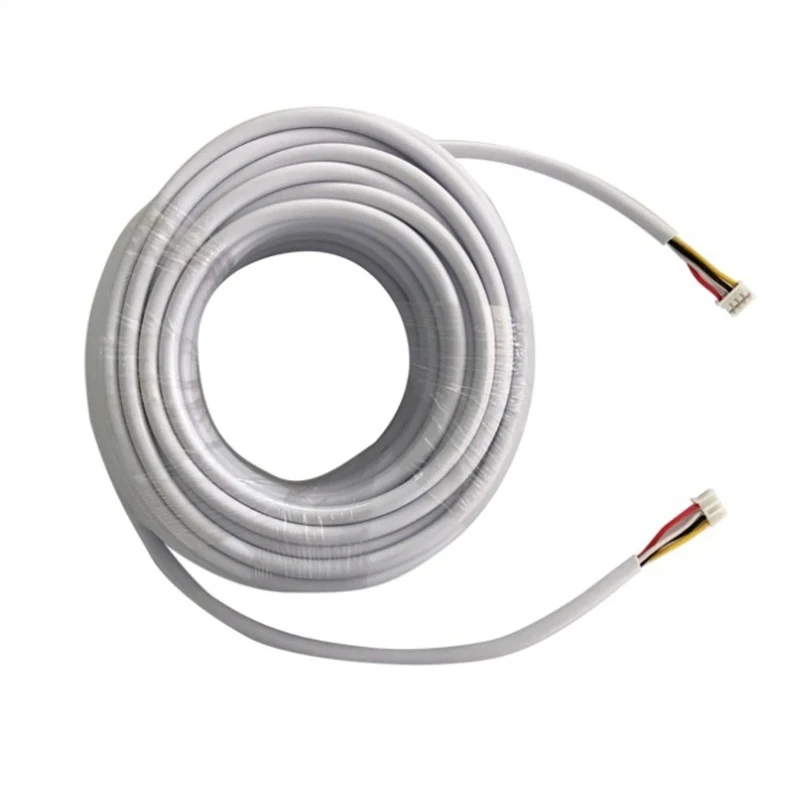 ESCAM 15M 20M 30M 50M AVVR 4*0.12 4 Wire Copper Line for Video Intercom Color Video Door Phone Doorbell Wired Intercom Cable