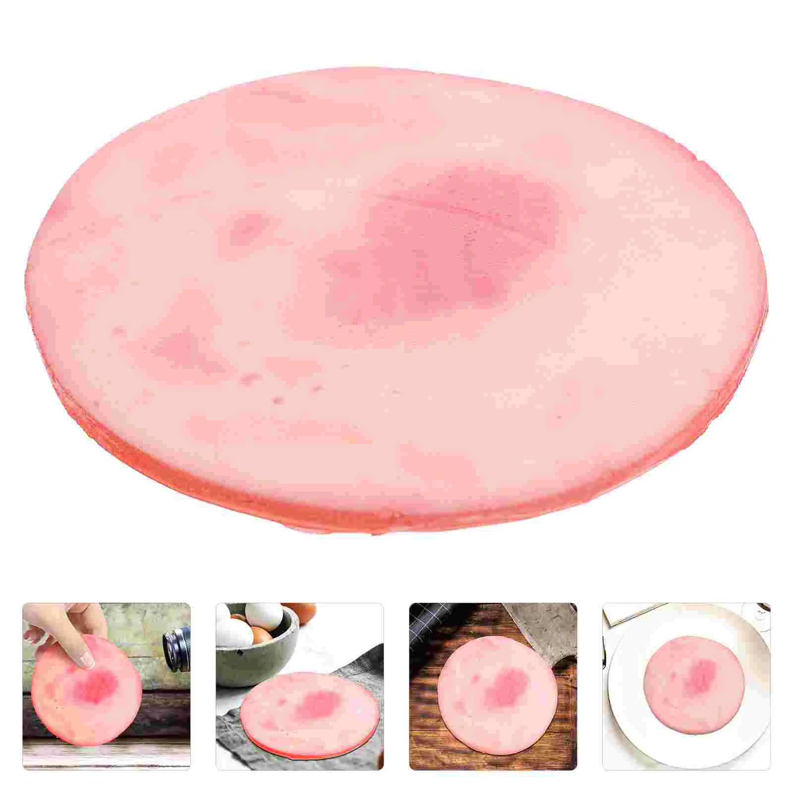 

Realistic Fake Food Luncheon Meat Model Restaurant Prop Photography Decor Lifelike PVC Safe Reusable Kitchen Toy House