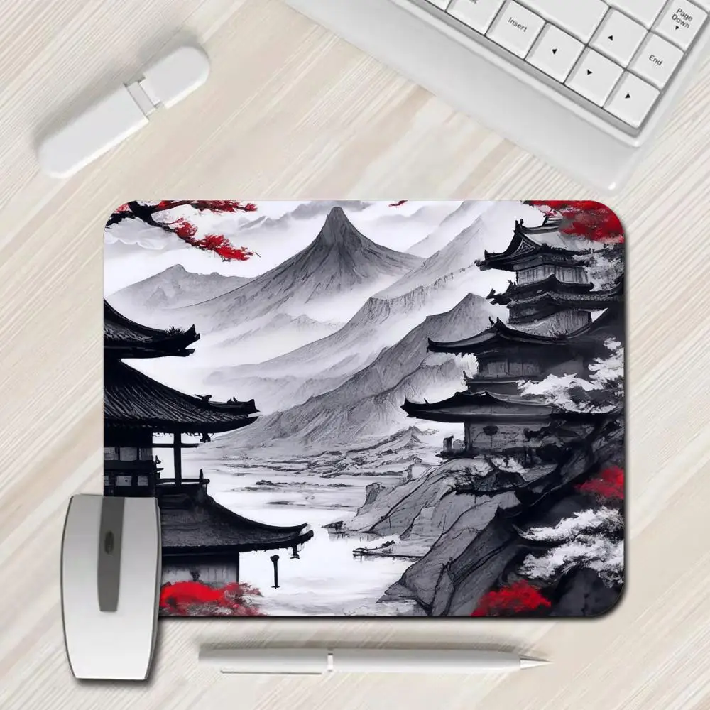 Retro Mouse Pad Small Mouse Pad Thickened Mouse Pad Desk Pad Desktop Computer Keyboard Wireless Mouse Boy Girl Gift for CS DOTA