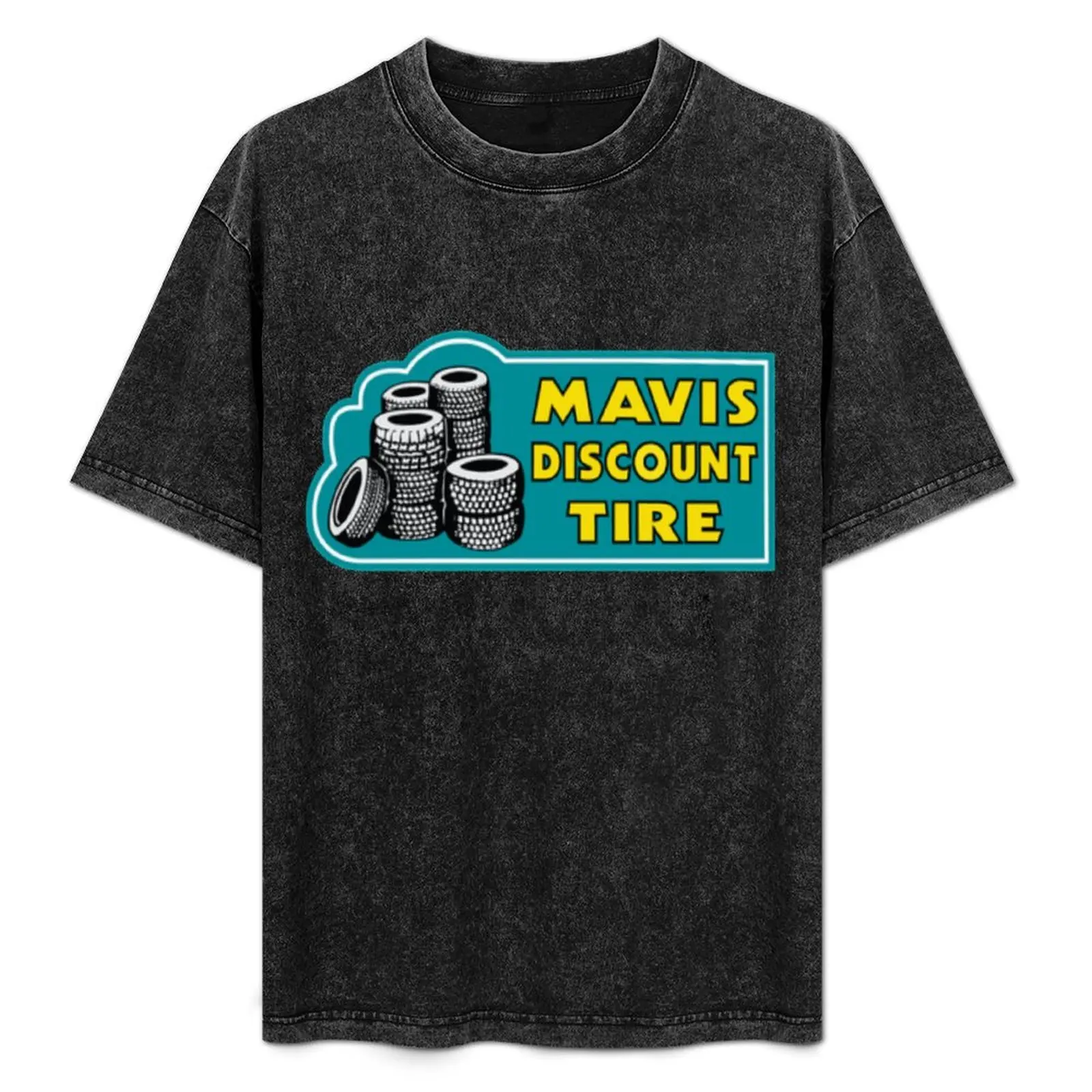 

Mavis Discount Tire T-Shirt Simple Print Design T-Shirt